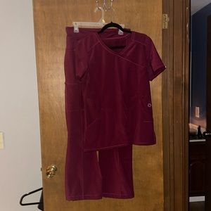 Cherokee Infinity Maroon Scrubs